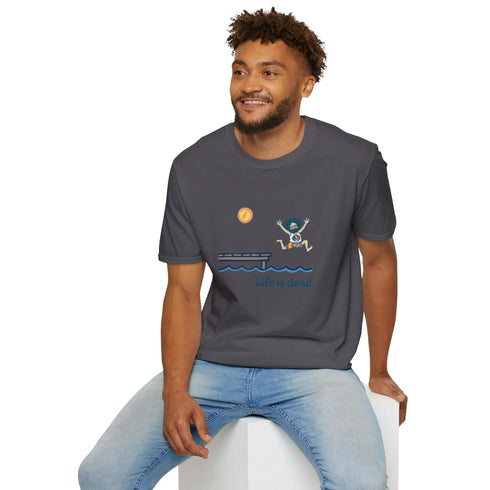 Grateful Dead - Life is dead. Jerry's Playin' At the Lake T-Shirt - StealieShop